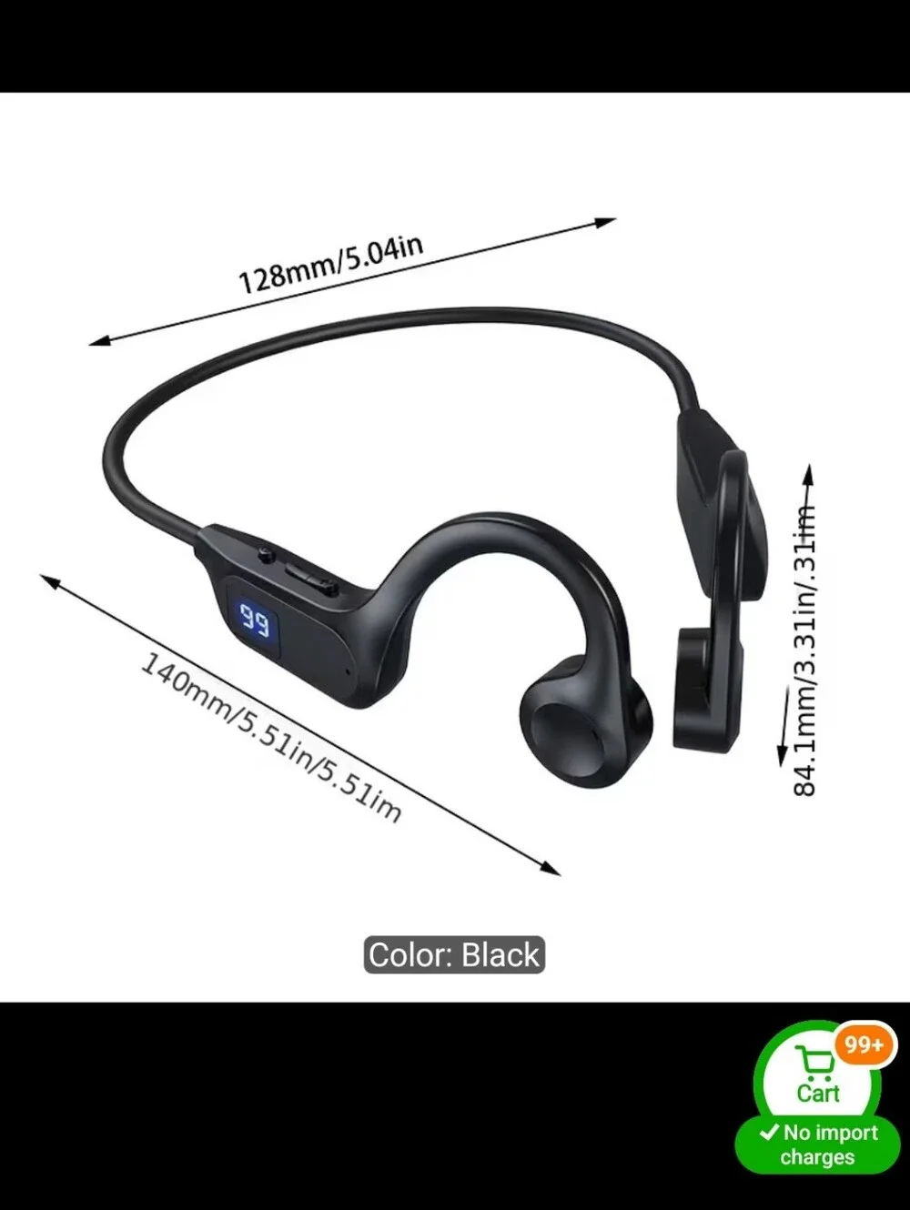 Bone Conduction Open-Ear Bluetooth Sports Headphones